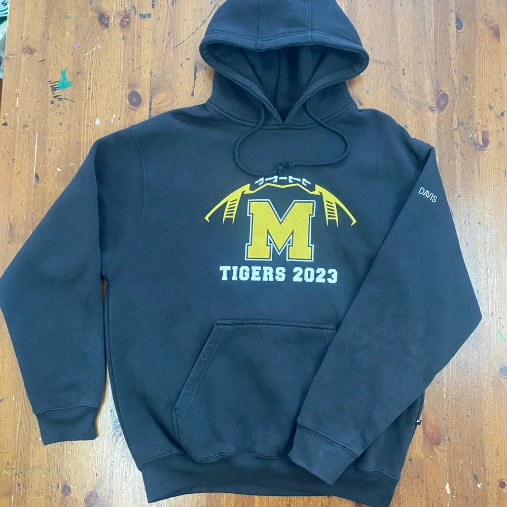 Pennant Sportswear‎ Black Tigers 2023 Football Hoodie Sweatshirt Mens L Missouri